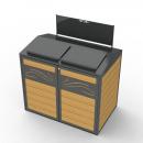 ABRI CONTENEUR - DOUBLE EN BOIS