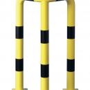 ARCEAU D ANGLE JAUNE/NOIR 500X500XH1200