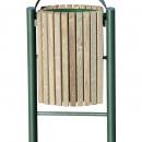 CORBEILLE BAC BASCULANT BOIS AUTOCLAVE