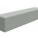 BANQUETTE BETON GRIS BRUT LISSE MONOBLOC