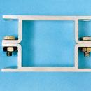 LOT DE 2 BRIDES ALU DOUBLE FACE