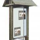 PANNEAU AFFICHAGE BOIS SUR MESURE