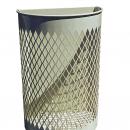 CORBEILLE 1/2 RONDE TOLE PERFOREE