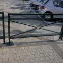 BARRIERE TUBE CARRE LAQUE 2M