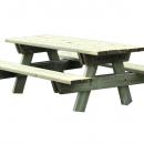 TABLE-BANC EN PIN TRAITE - PMR