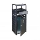 BORNE ACIER CORBEILLE 30L CENDRIER  6L