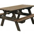 TABLE BANC KIT RECYCLE MARRON 1.60M