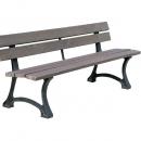 BANC KIT RECYCLE MARRON FONCE 1.80M