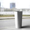 POUBELLE BETON GRIS LISSE SUPPORT