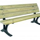 BANC BOIS ET FONTE