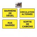 PANNEAU KC1 800 X600  - CL1  SUR PIED