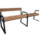 BANC BOIS EXO ET METAL