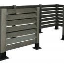 PAROIS RECYCLE SUR PLATINE 1MX1M40