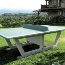 TABLE DE PING PONG EN BETON VERTE
