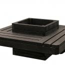 JARDINIERE BANC PLASTIQUE RECYCLE