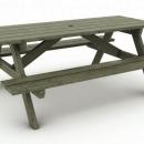 TABLE BANC ECO PIN TRAITE A POSER