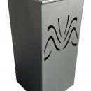 CORBEILLE METAL AVEC SUPPORT SAC - 50L