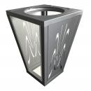CORBEILLE METAL VISION 2 FACES