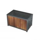 JARDINIERE METAL ET BOIS