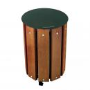 CORBEILLE RONDE BOIS EXO 48L