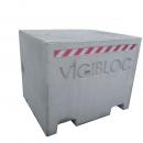 BORNE VIGIPIRAT RECTANGULAIRE BETON