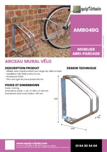 RANGE VELOS 1 PLACE MURAL PIVOTANT 180 - AMB049Q