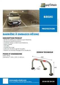 BLOCKPARKING A EMBASES RESINE - B302C