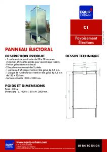 PANNEAU ELECTORAL H2M - L1M - C1