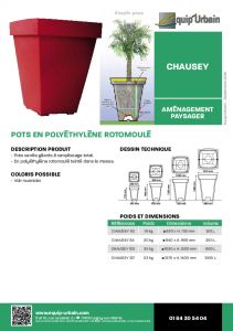 POT DECO CARRE GEANT - CHAUSEY103