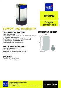 CITWIN 3 FLUX 45L MANGANESE & - CITWIN3