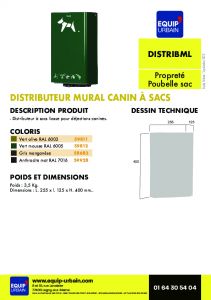 Le distributeur - Anthracite mat RAL 7016 - DISTRIBML.59928