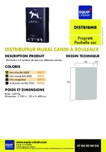 Le distributeur - Anthracite mat RAL 7016 - DISTRIBMR.59923