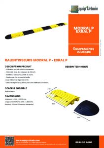 PAIRE RALENTISSEUR 50X35CM - HT50- (J N) - MODRALP