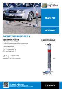 POTEAU DE PARKING FLEXI GALVA - FLEXIPG