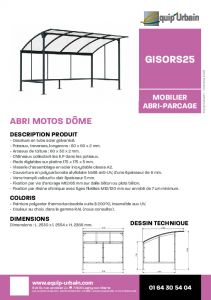 Abri vlos/motos DOME - GISORS25