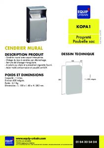 Le cendrier - Anthracite mat RAL 7016 - KOPA1.56592