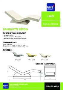 CHAISE LONGUE BETON-OCRE SABLE - 7002215 - LECCI.OS