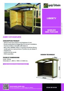 ABRI VOYAGEUR PIN TRAITE CL4-EN KIT - LIBERTY