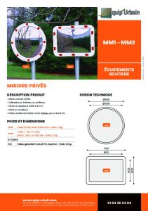 MIROIR MIXTE PRIVE   600 ACRYLIQUE - MM1