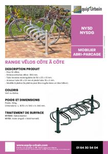 Range vlos double - 2x5 places - Vert RAL 6005 - NY5D