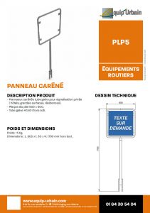 PANNEAU CARENE TEXTE SUR DEMANDE - PLP5