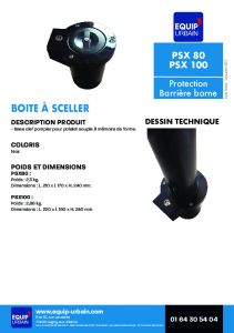 BOITIER A SCELLER NOIR  CLEF POMPIER-POUR POTELET SOUPLE  100 -