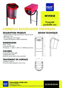 CORBEILLE VISION BASCULANTE-- 100L - REVERSEV