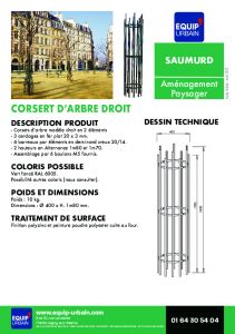 CORSET D'ARBRE DROIT - SAUMURD