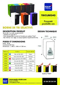 La borne - VERRE - Vert jaune RAL 6018 - TRICUBES40.55904