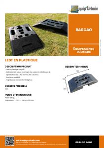lest en plastique pour support