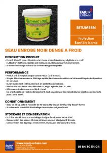 seau enrobe dense a froid 25kg noir