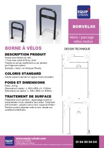 borne velos laque 50