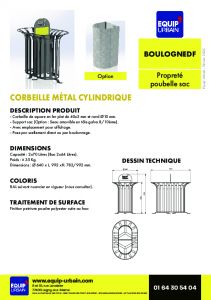 corbeille double flux avec support sac
