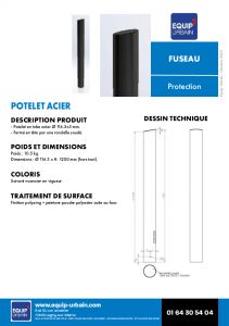 potelet 1m20 1143 x 3